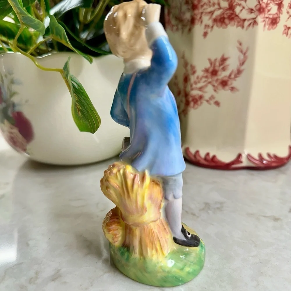 ROYAL DOULTON, HN2062, “LITTLE BOY BLUE” FIGURINE, LIMITED EDITION. 5 1/2” TALL.